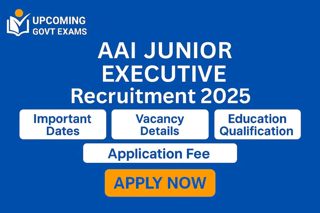 AAI Junior Executive Recruitment 2025