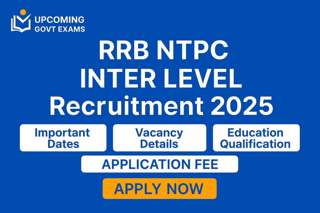RRB NTPC Inter Level Recruitment 2025