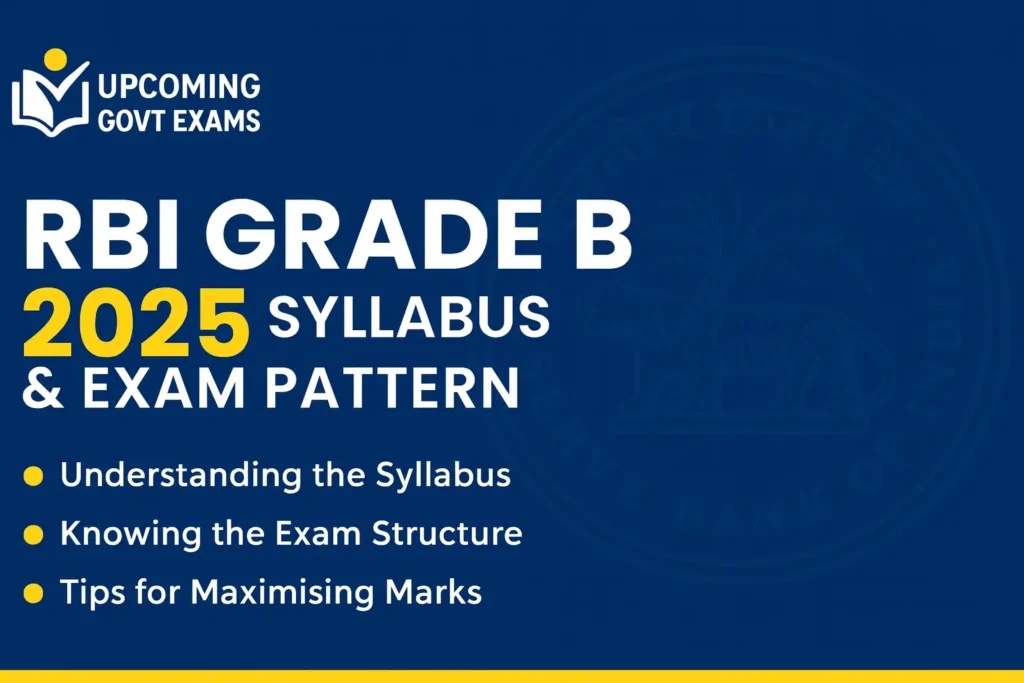RBI Grade B 2025 Syllabus & Exam Pattern