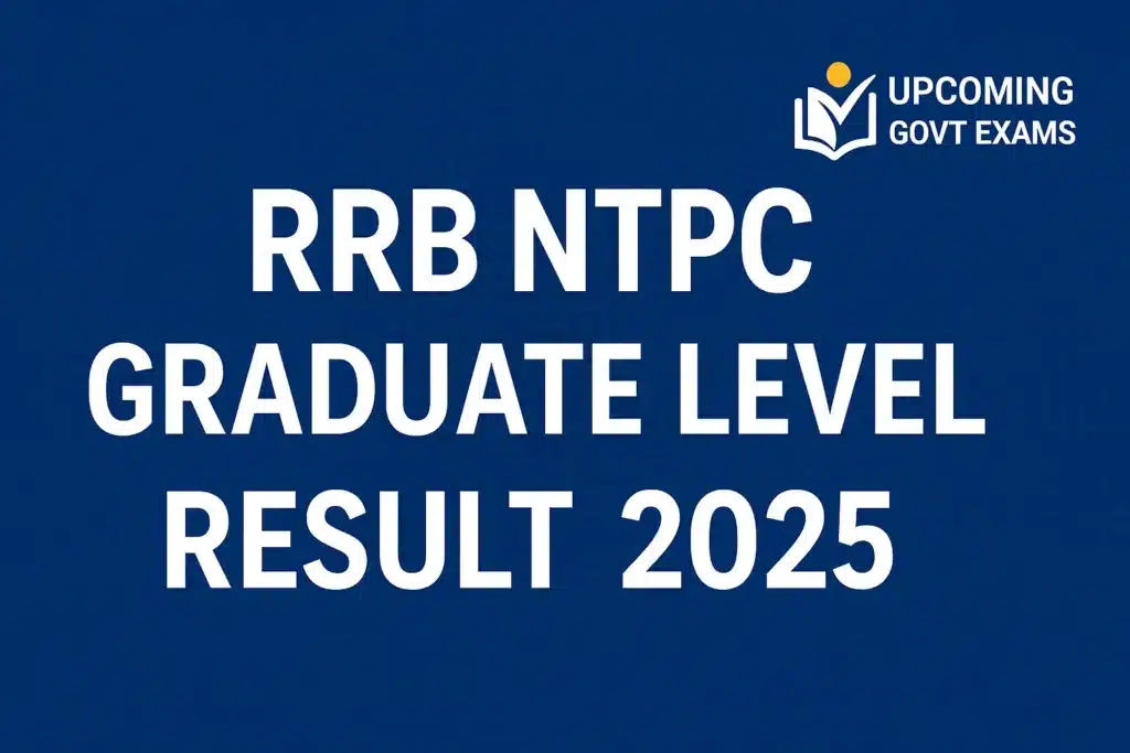 RRB NTPC Graduate Result 2025