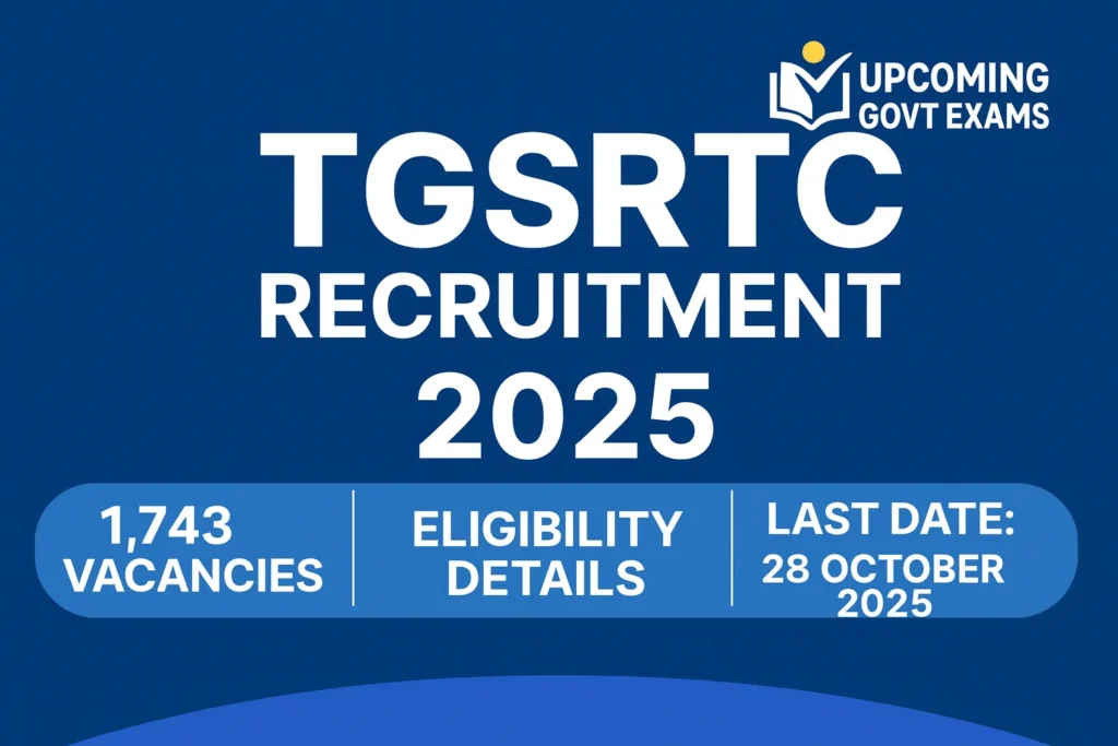 TGSRTC Recruitment 2025