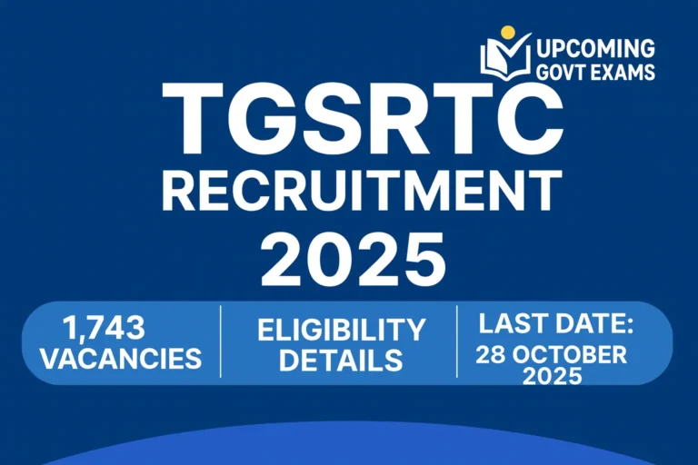 TGSRTC Recruitment 2025