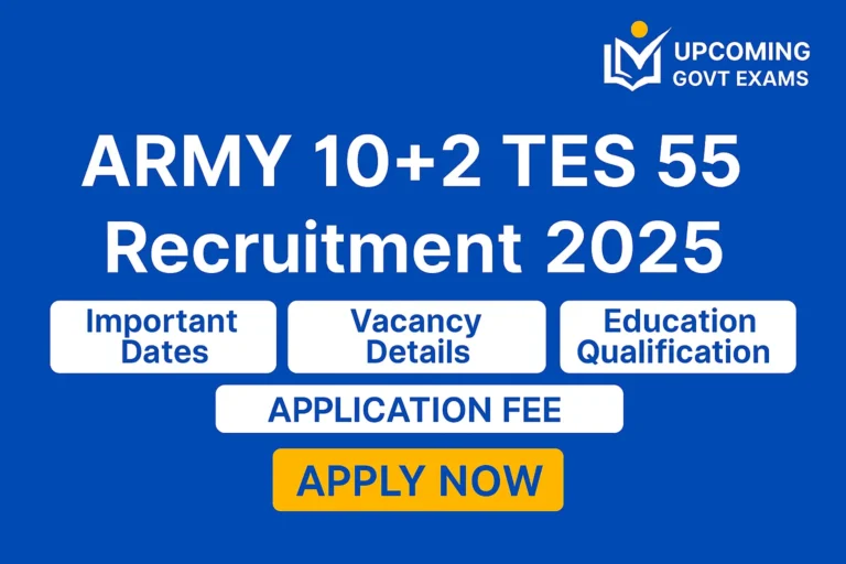 Army 10+2 TES 55 Recruitment 2025