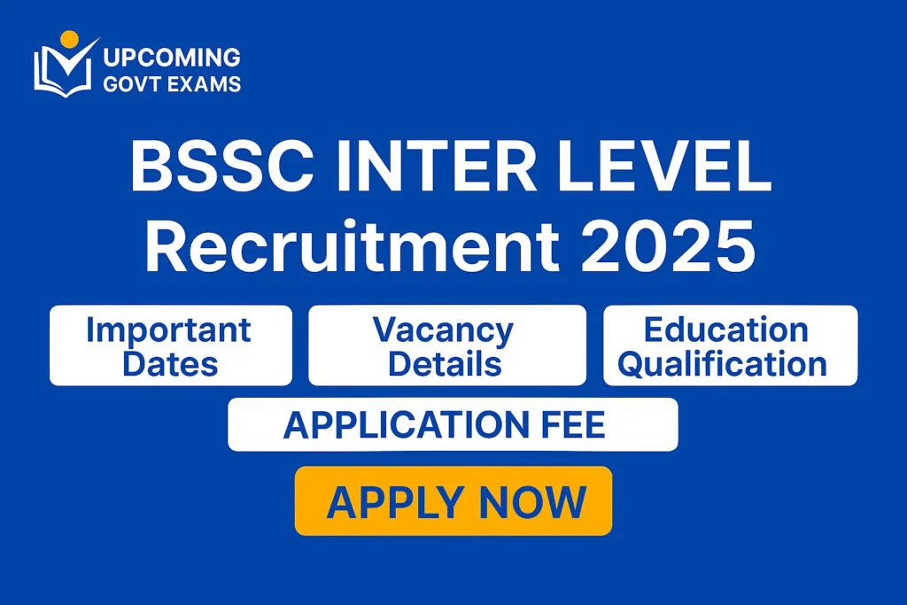 BSSC Inter Level Recruitment 2025