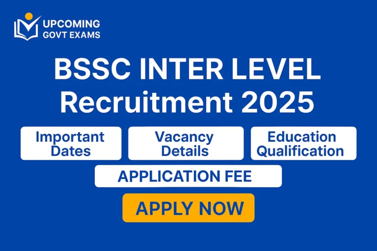 BSSC Inter Level Recruitment 2025