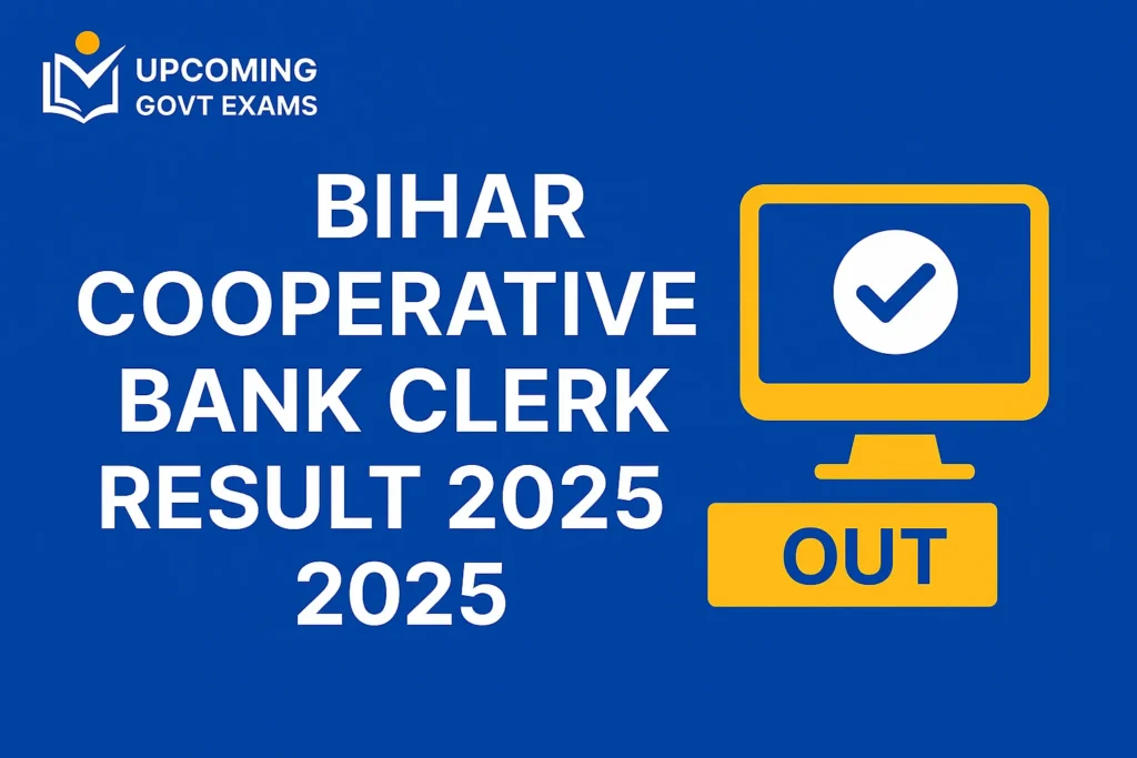 Bihar Cooperative Bank Clerk Result 2025