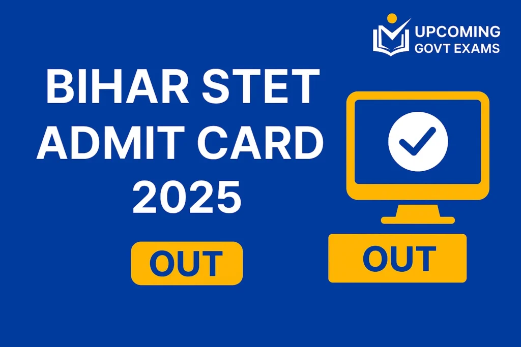 Bihar STET Admit Card 2025