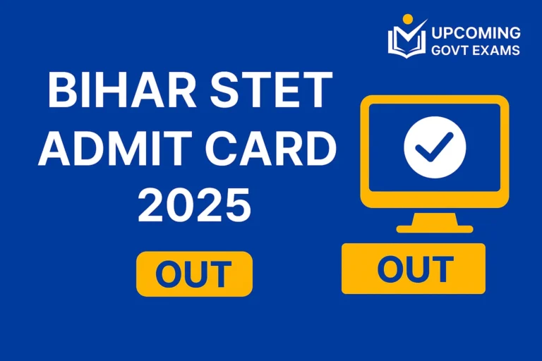 Bihar STET Admit Card 2025