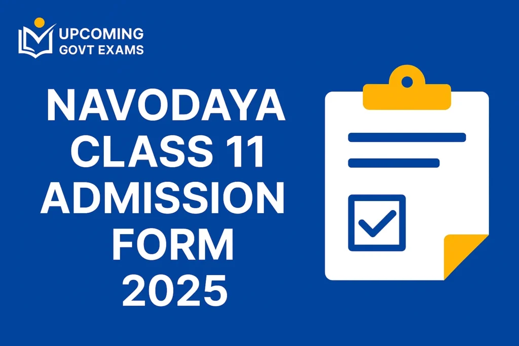 Navodaya Class 11 Admission Form 2025