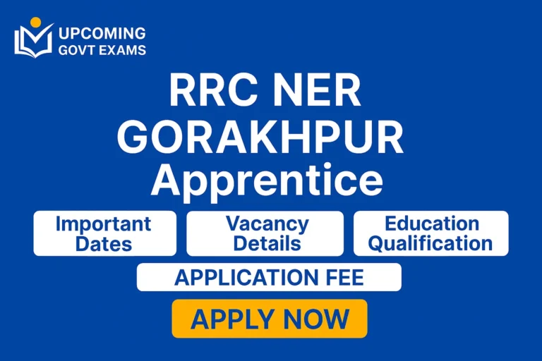 RRC NER Gorakhpur Apprentice Recruitment 2025
