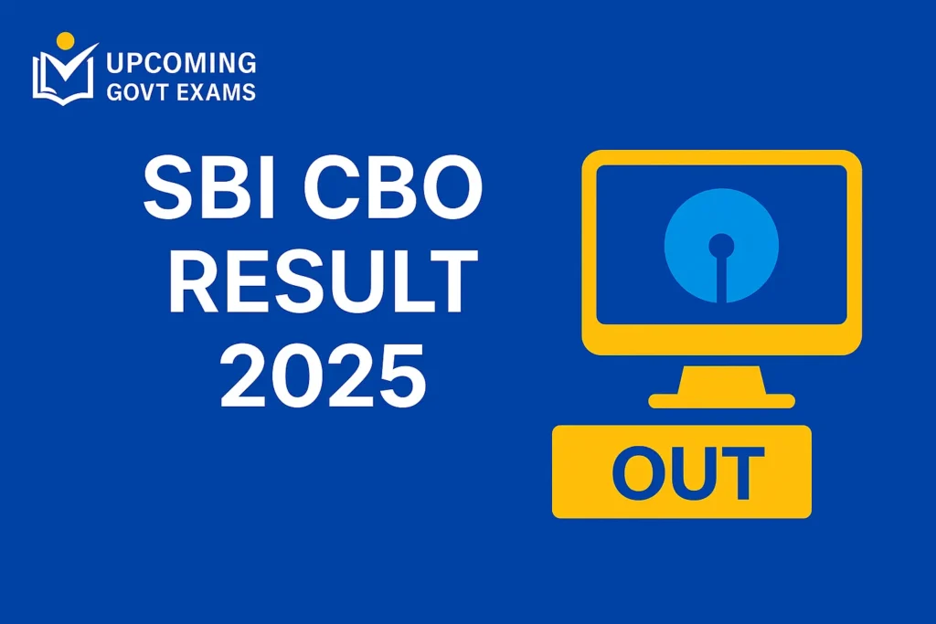 SBI CBO Result 2025