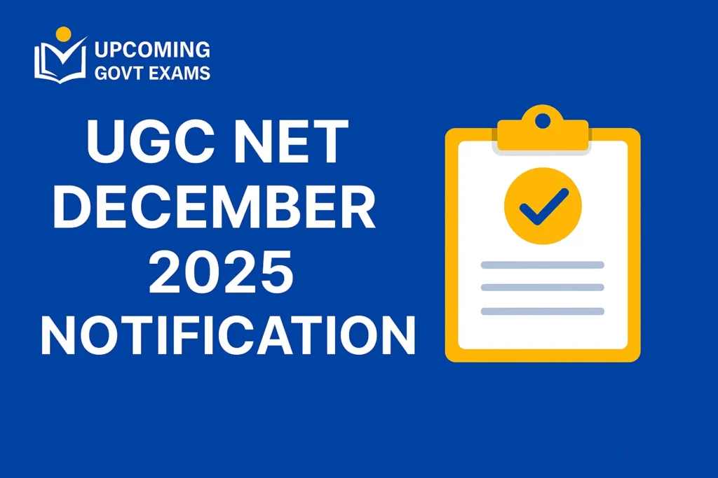 UGC NET December 2025 Notification