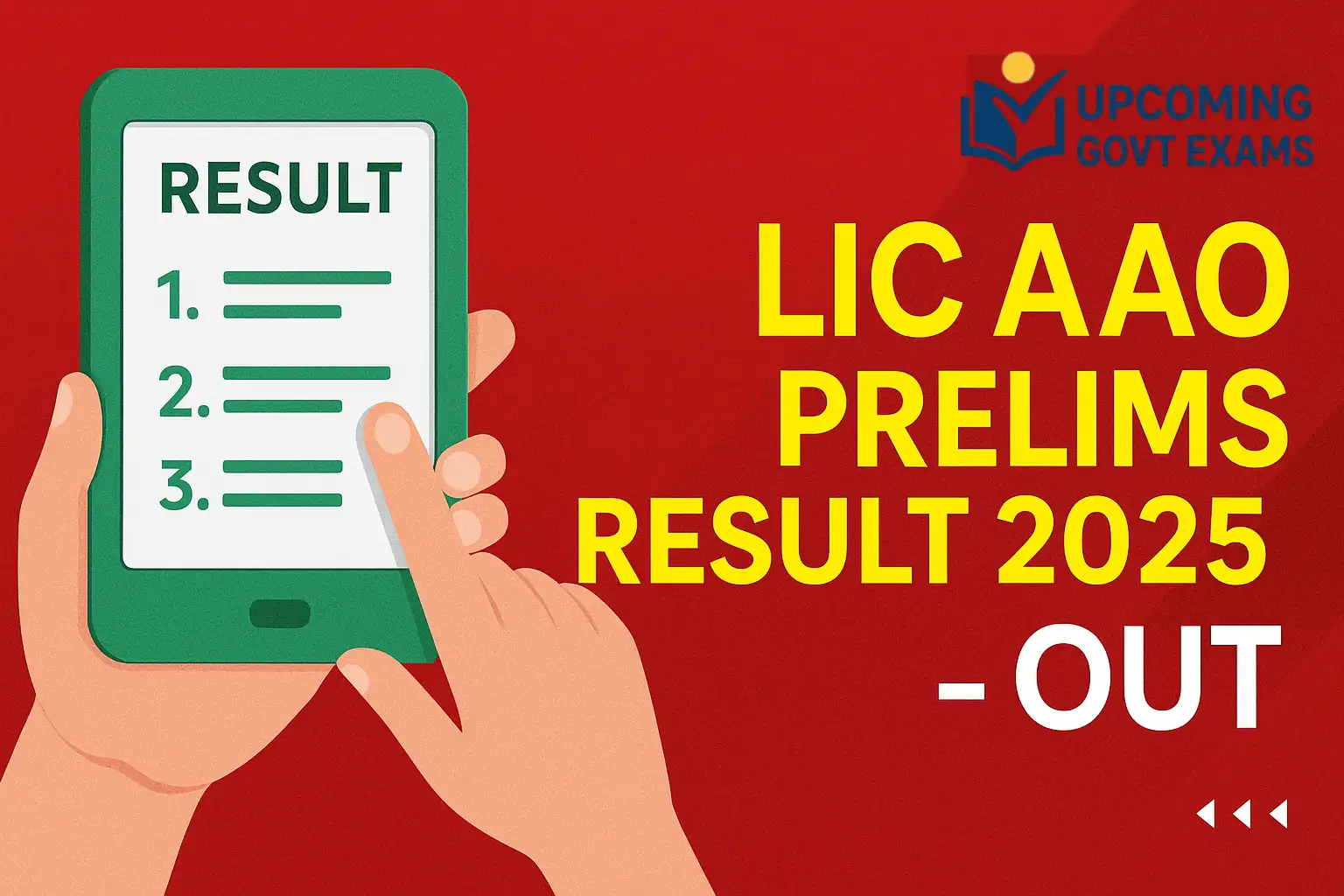 LIC AAO Prelims Result 2025 - Out