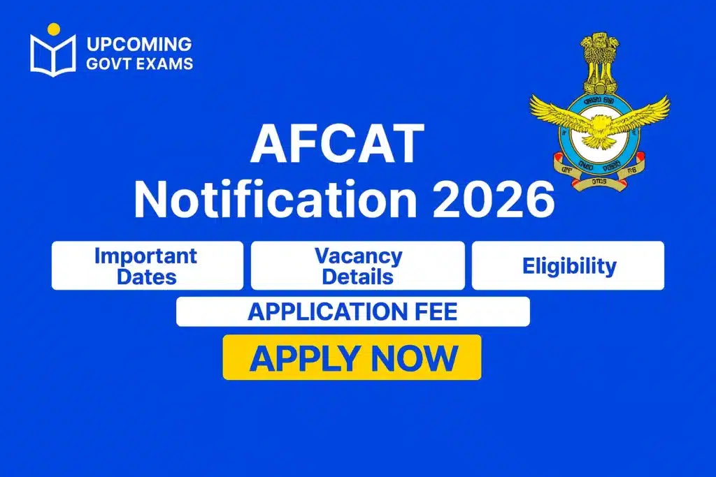 AFCAT Notification 2026
