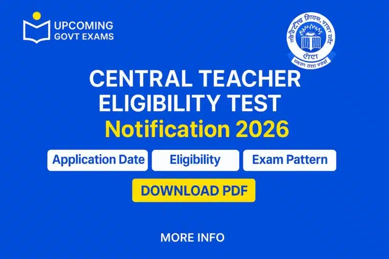 CTET 2026 Notification