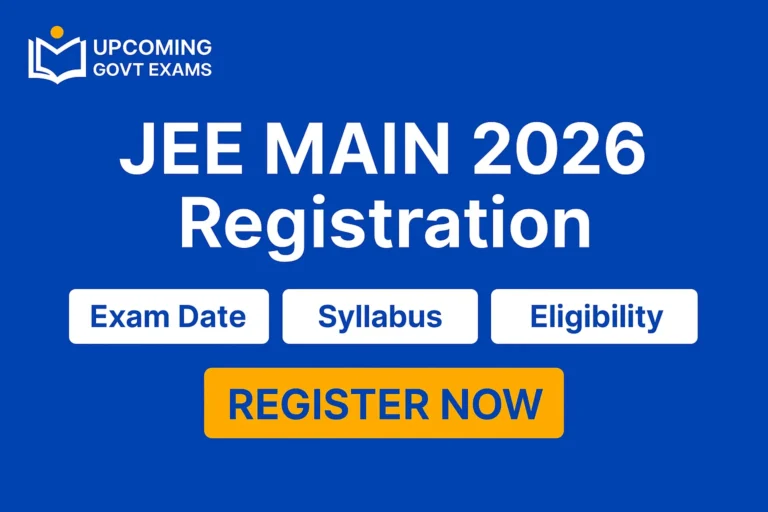 JEE Main 2026 Registration
