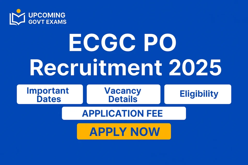 ECGC PO Recruitment 2025