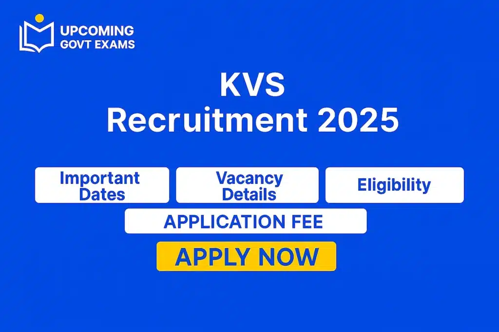 KVS Recruitment 2025