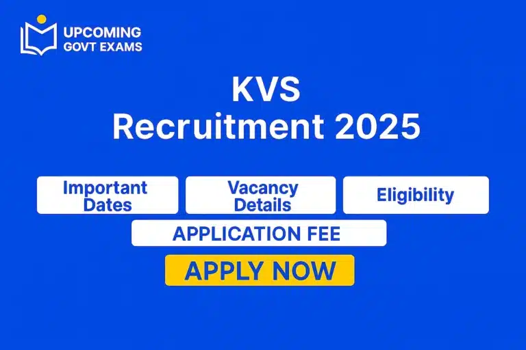 KVS Recruitment 2025