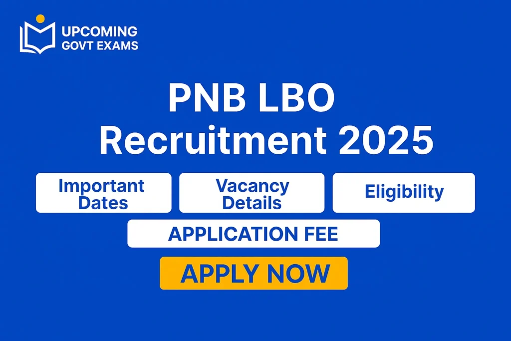 PNB LBO Recruitment 2025