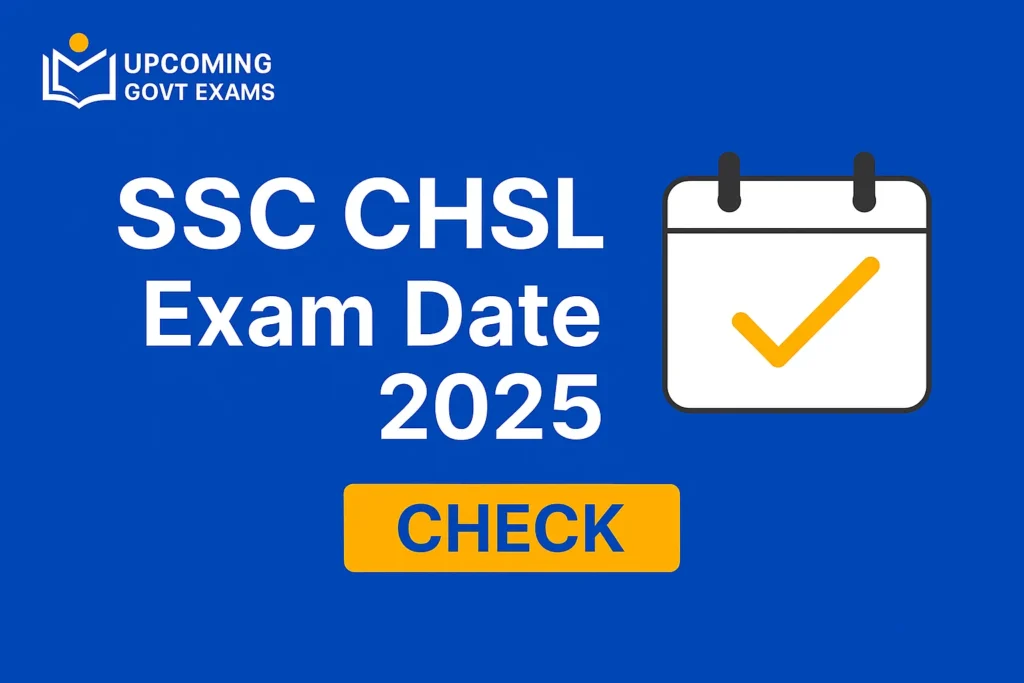 SSC CHSL Exam Date 2025