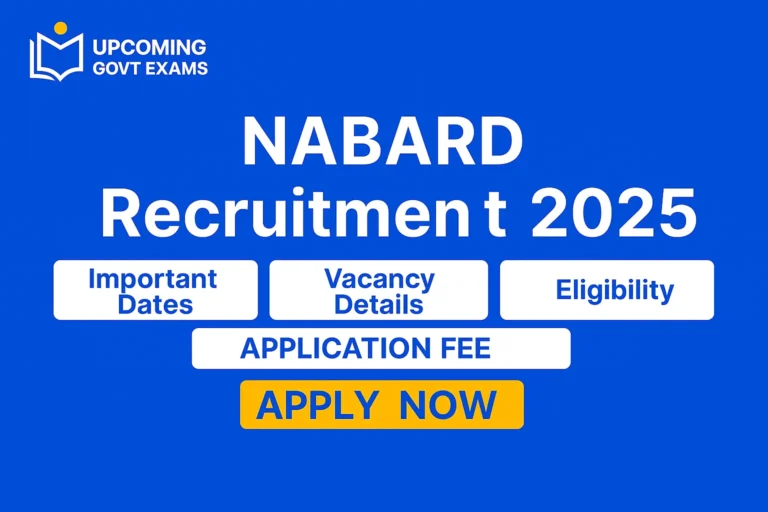 NABARD Grade A Recruitment 2025