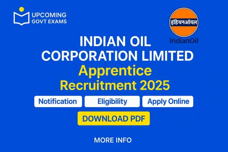 IOCL Apprentice Recruitment 2025