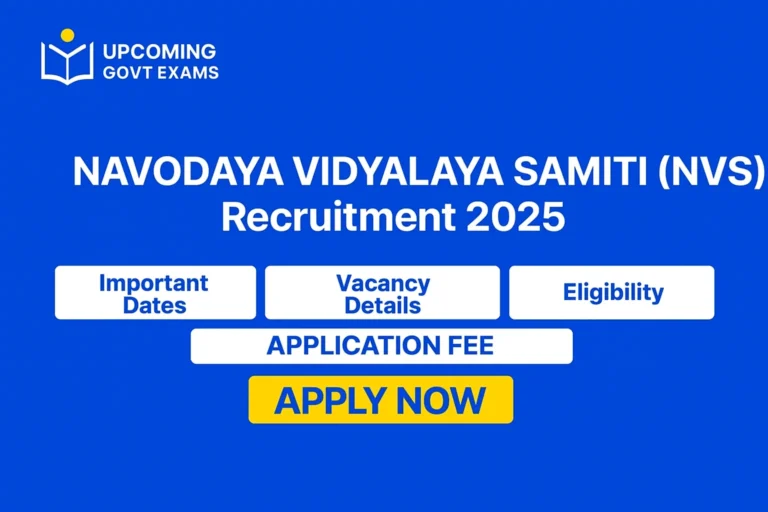 NVS Recruitment 2025