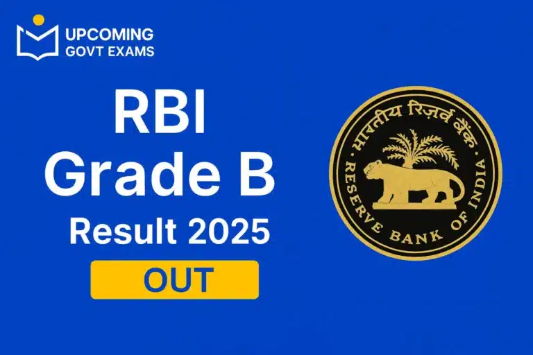 RBI Grade B Result 2025