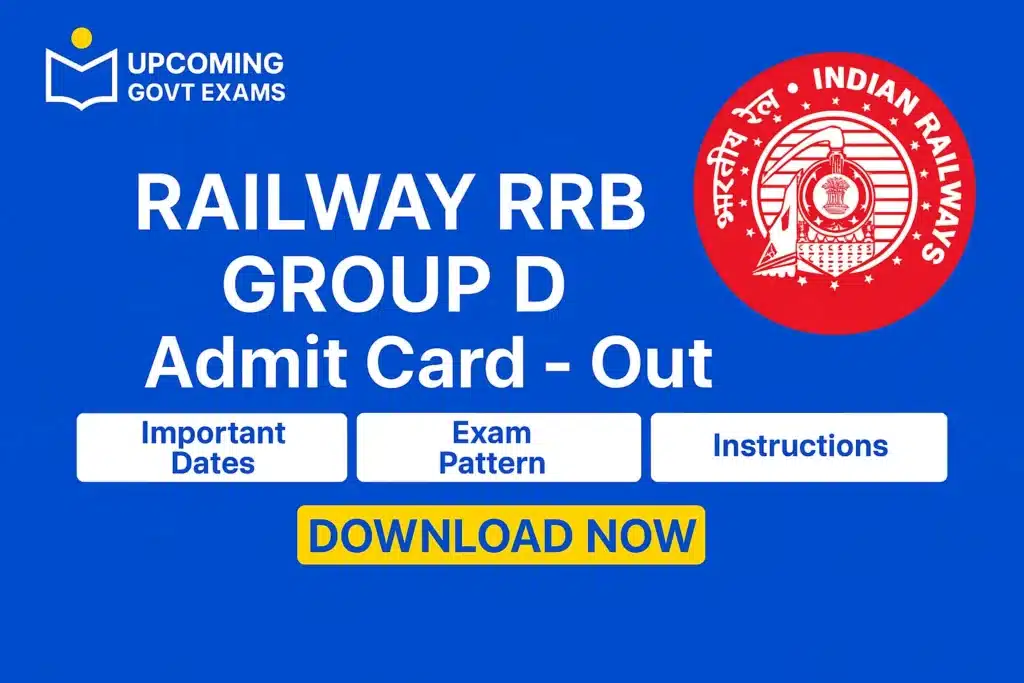 Railway RRB Group D Admit Card