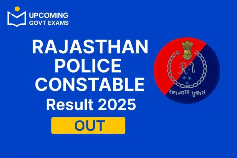 Rajasthan Police Result 2025