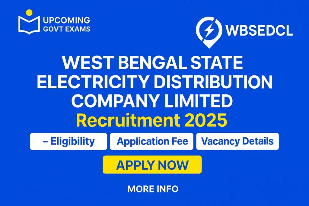 WBSEDCL Recruitment 2025