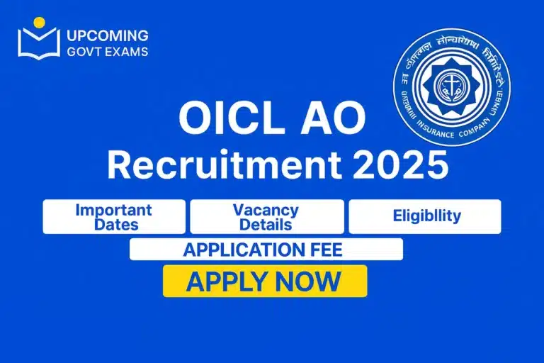 OICL AO Recruitment 2025