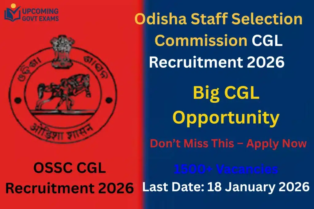 OSSC CGL Recruitment 2026