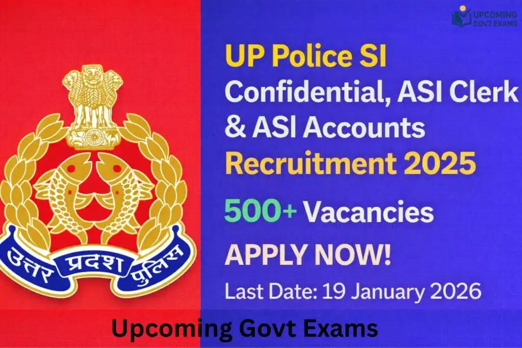 UP Police SI & ASI Recruitment 2026
