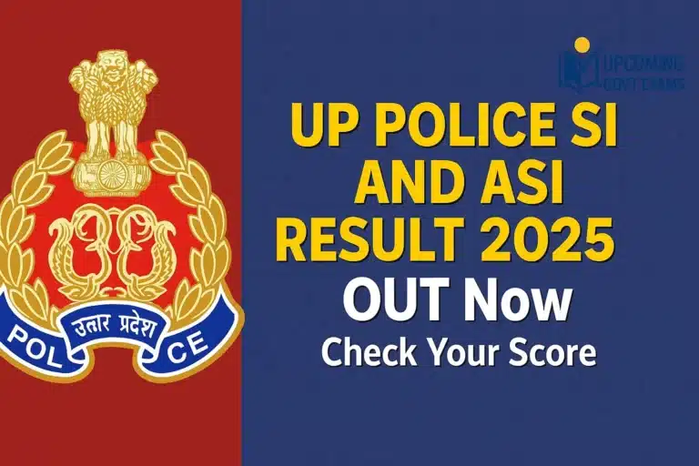 UP Police SI, ASI Result 2025