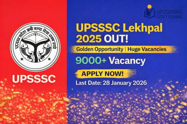 UPSSSC Lekhpal Recruitment 2025