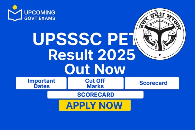 UPSSSC PET Result 2025