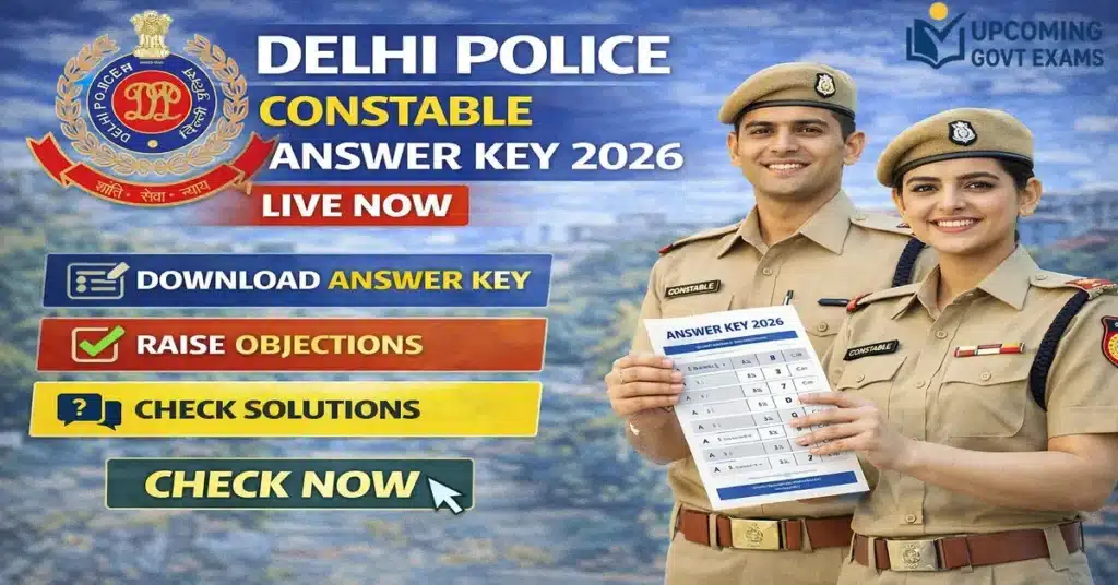 Delhi Police Constable Answer Key 2026