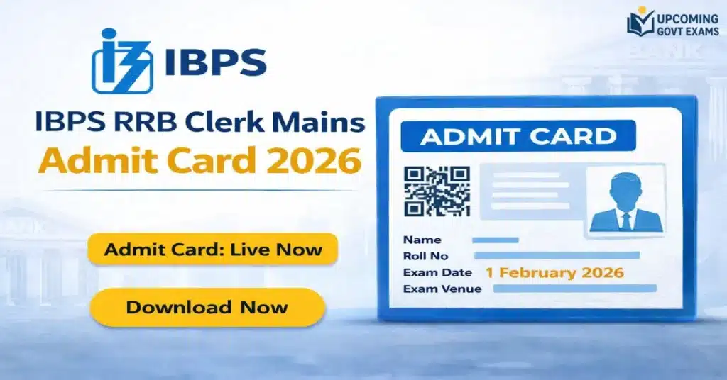 IBPS RRB Clerk Mains Admit Card 2026