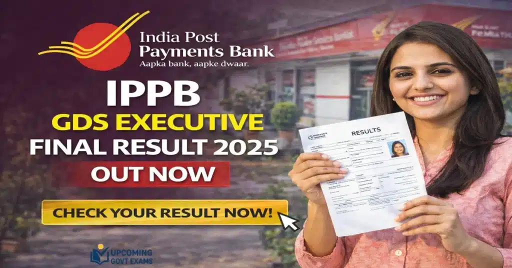 IPPB GDS Executive Final Result 2025