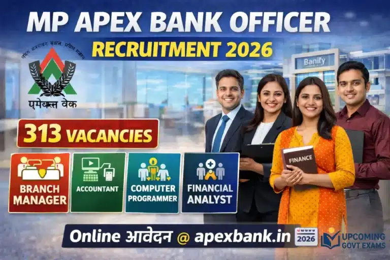 MP Apex Bank Officer Recruitment 2026