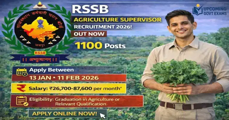 RSSB Agriculture Supervisor Recruitment 2026