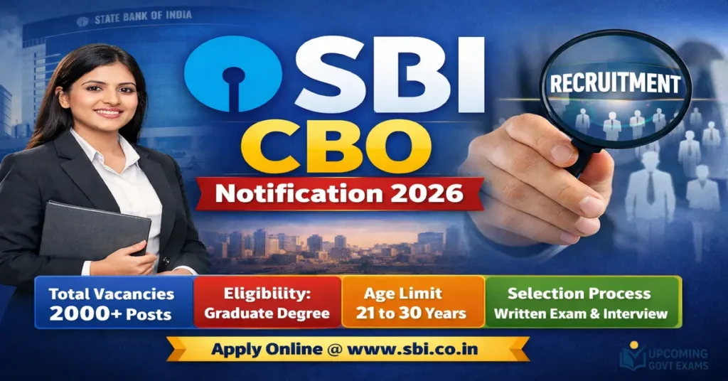 SBI CBO Notification 2026