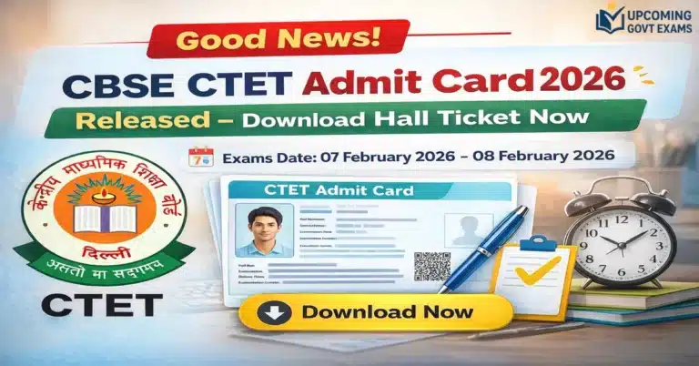 CBSE CTET Admit Card 2026