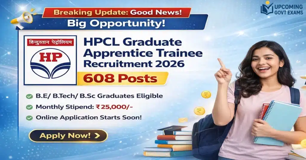 HPCL Graduate Apprentice Trainee Recruitment 2026