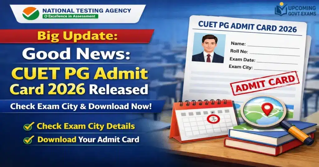 CUET PG Admit Card 2026