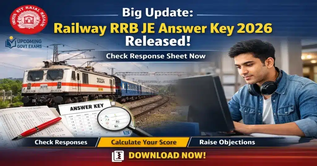 Railway RRB JE Answer Key 2026