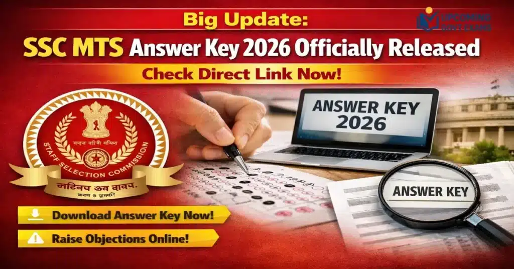 SSC MTS Answer Key 2026